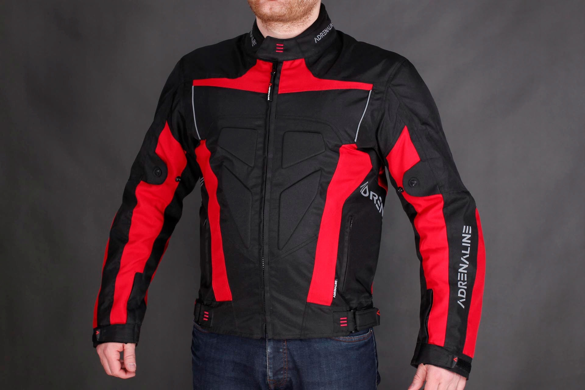 KURTKA MOTOCYKLOWA ADRENALINE HERCULES red Rozmiar XL