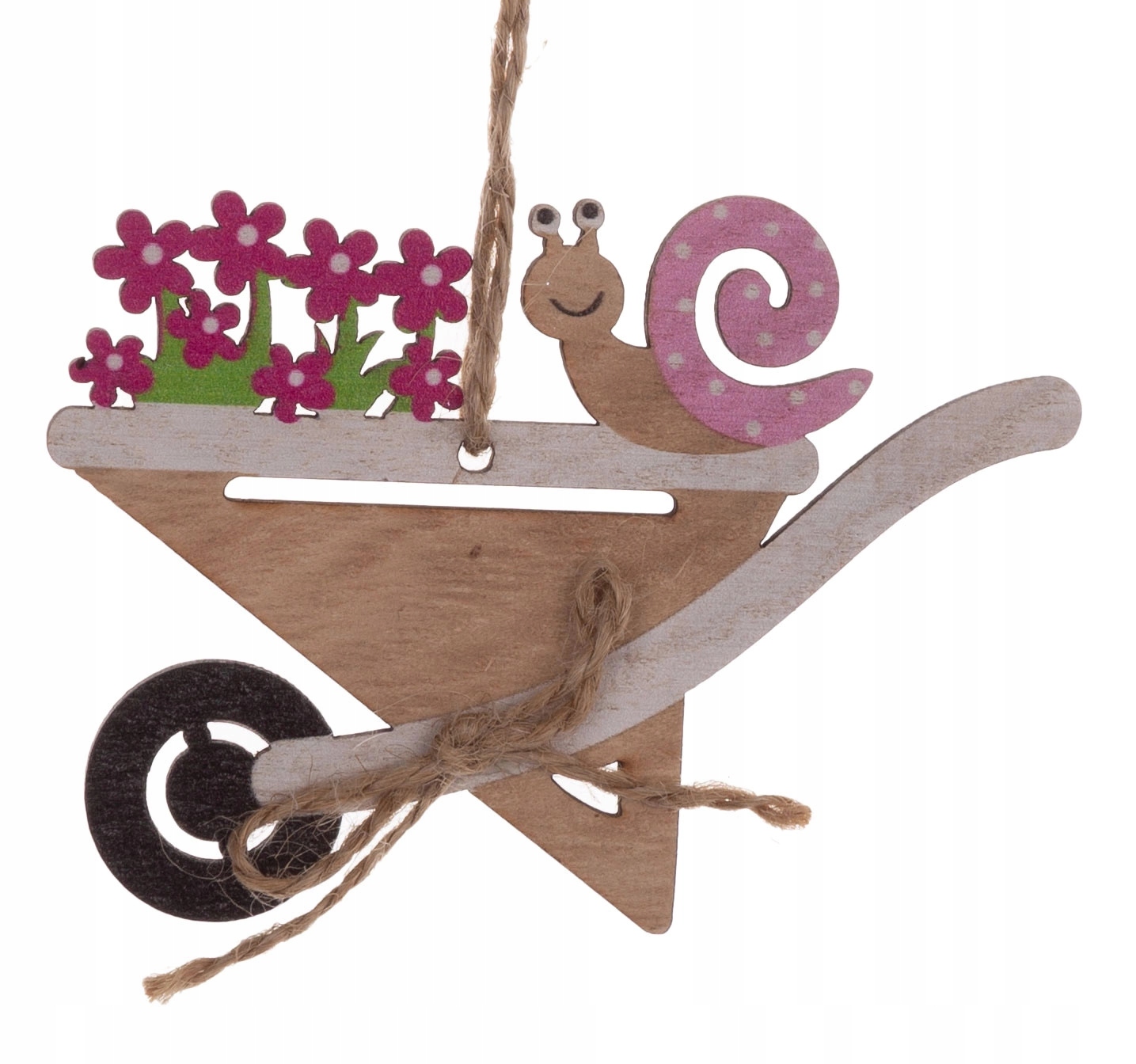 TACZKA DREWNIANA ZAWIESZKA WIOSNA WIELKANOC