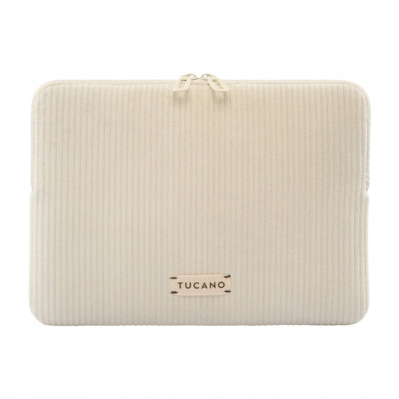 POKROWIEC NA MACBOOK AIR 13, PRO 13 KREMOWY NA LAPTOPA 12 TUCANO VELLUTO