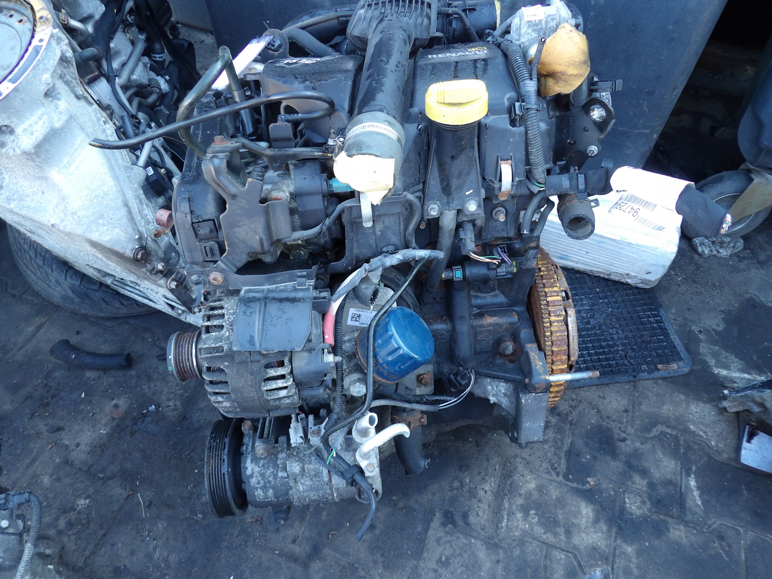 Renault Megane III 1,5dci - 101 km engine K9KH834