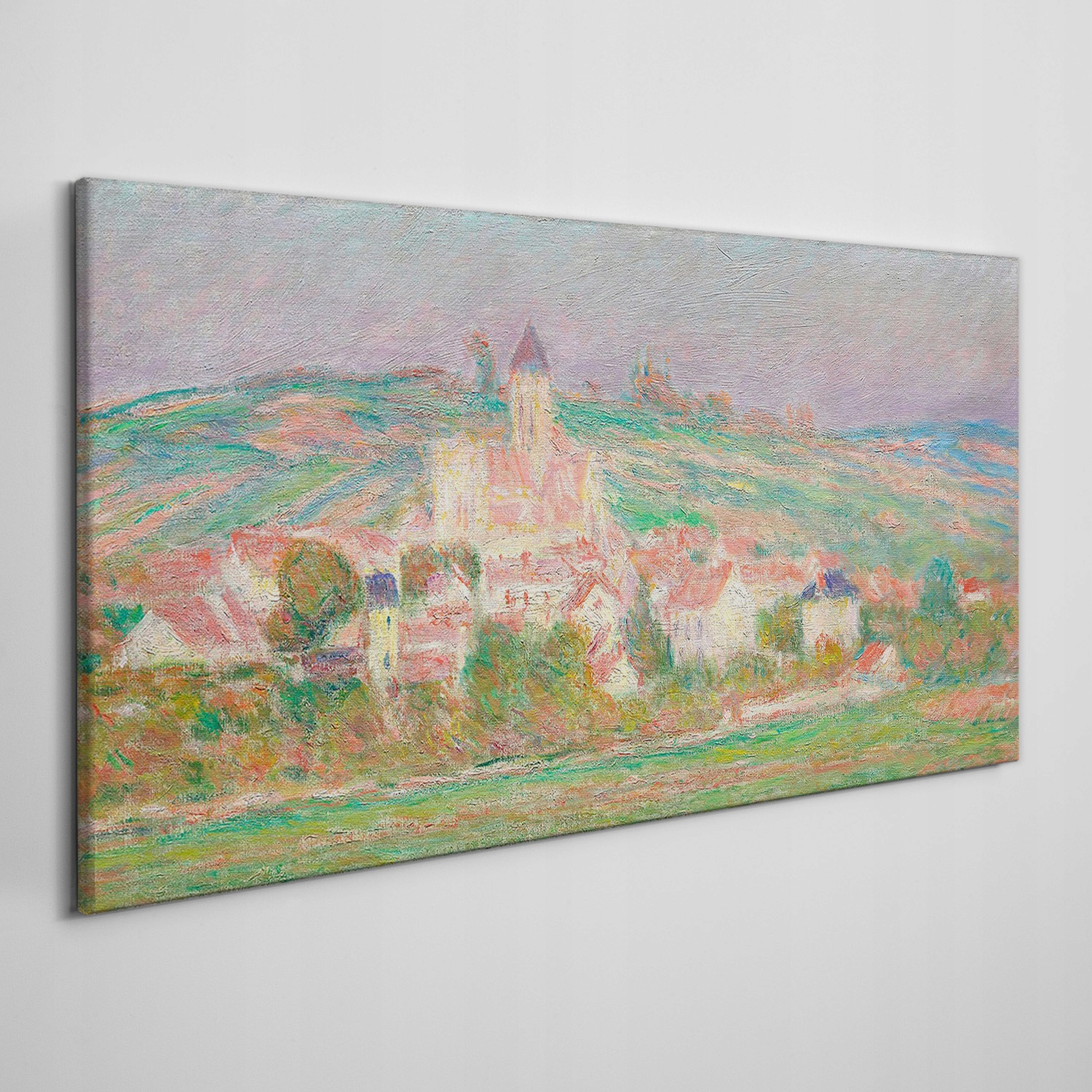 

Obraz płótno Vetheuil zachód słońca Monet 100x50
