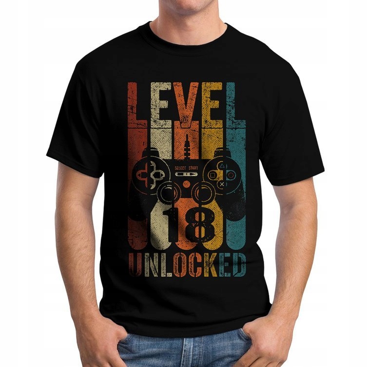 

Koszulka T-Shirt 18 lat na urodziny gracz S