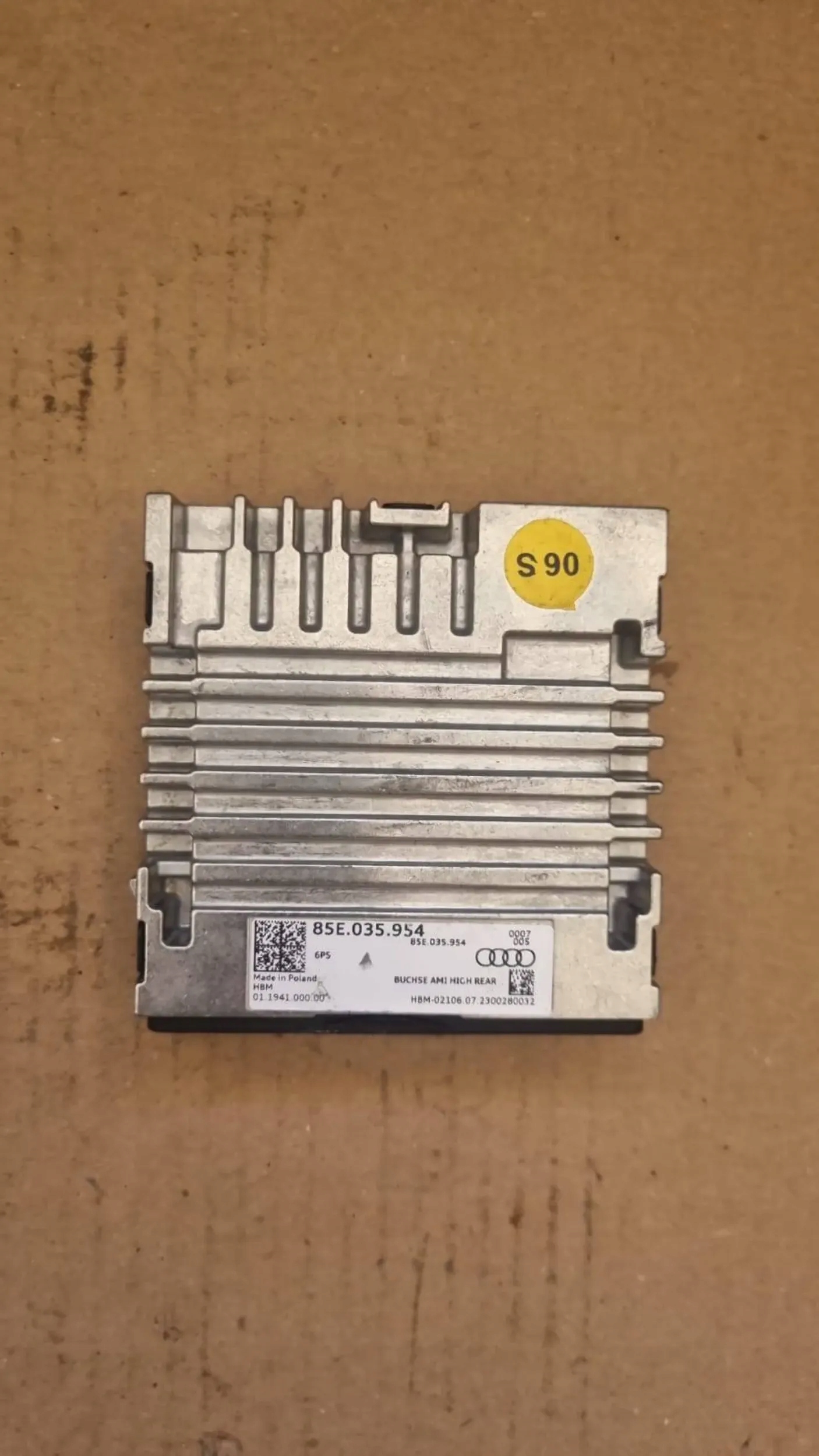 Audi e-tron E TRON NOWY moduł gniazdo ładowania 85E035954 Numer katalogowy części 85E035954