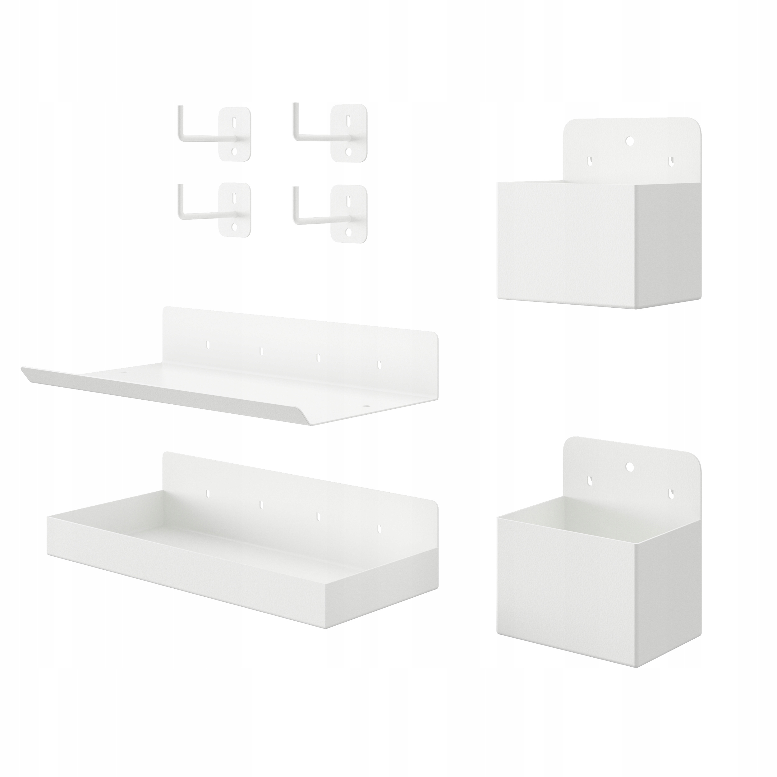 Jan Nowak Sada příslušenství pro nástavce na psací stůl, háčky, nádoby 8 ks