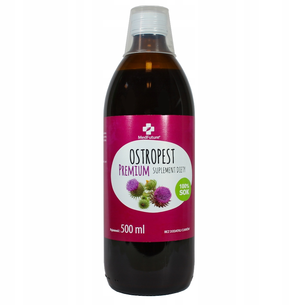 

Sok z nasion ostropestu – 500 ml Naturalny