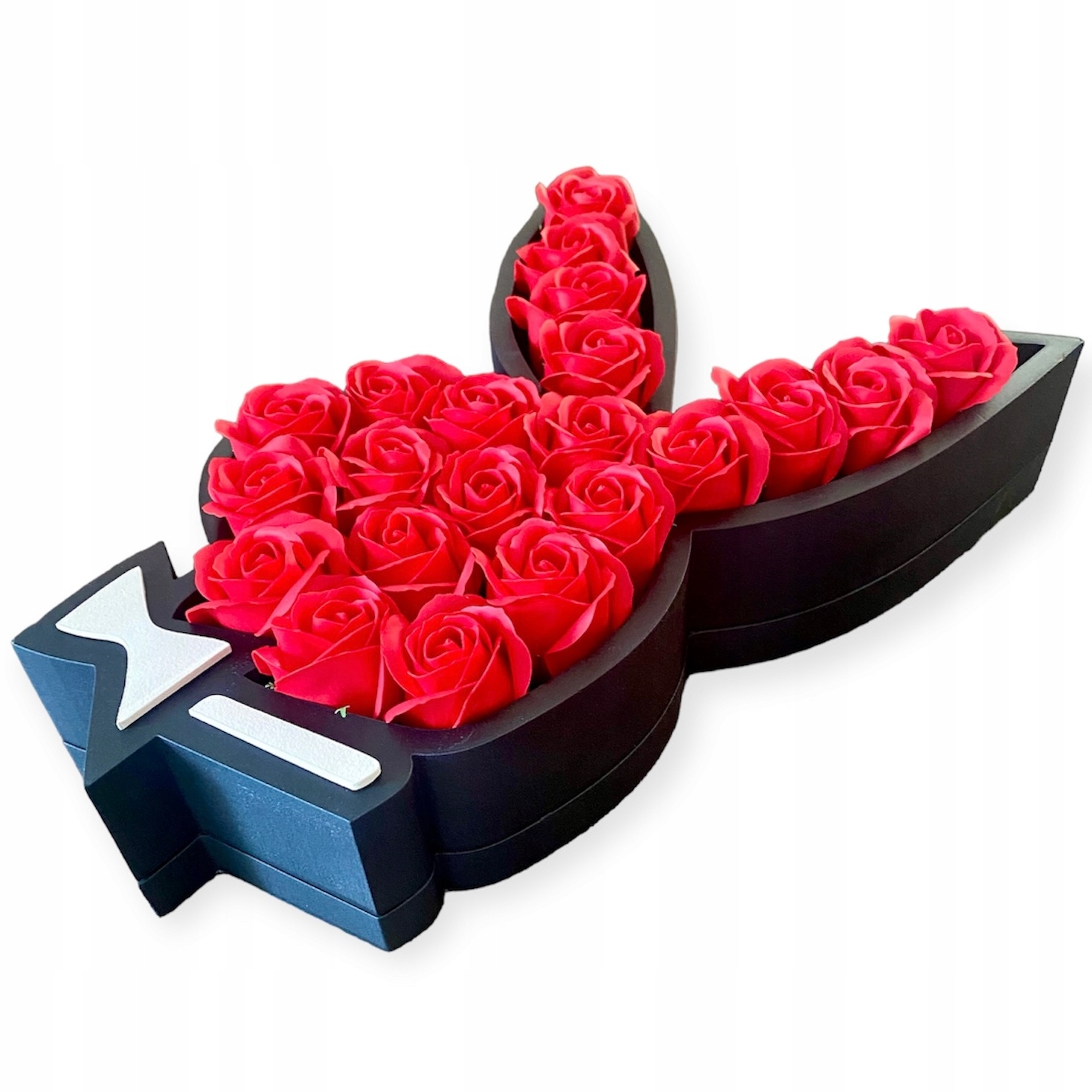 Box Pudełko Zajączek Walentynkowy MEGA Prezent róże mydlane dla niego niej Marka inna