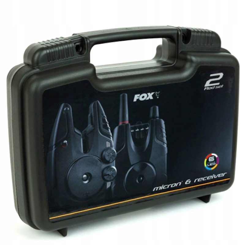 Zestaw Karpiowych Sygnalizatorów Brań Fox Micron MX 2+1 Rod Set Z Centralką
