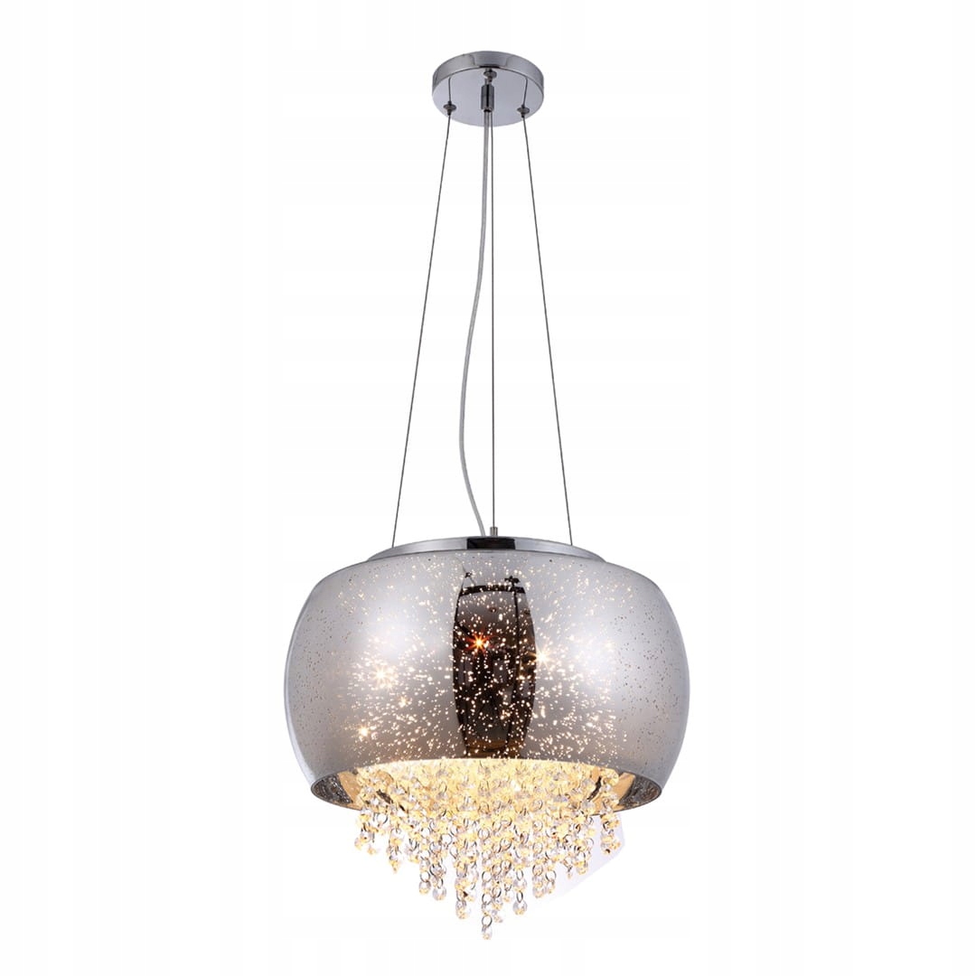 Závěsná lustrová lampa Starlight křišťálová elegantní lesklá glamour