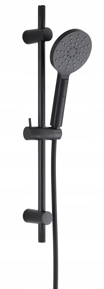 Aqbau Sonia sprchový set černý systém proti vodnímu kameni