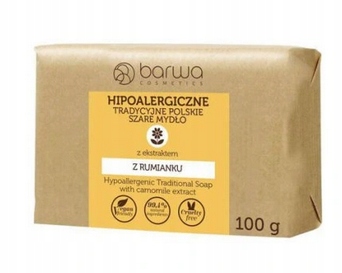 

Barwa mydło Szare hipoalergiczne Rumianek 100g