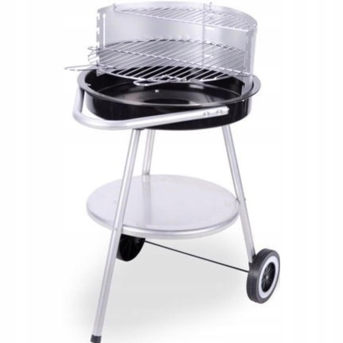 Zahradní Gril Na Kolečkách Police Rošt 47 cm Uhlíkový Pro Zahradu Bbq Grill