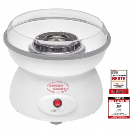 WATA CUKROWA MASZYNA DO WATY CUKROWEJ DOMOWA Clatr Marka Clatronic