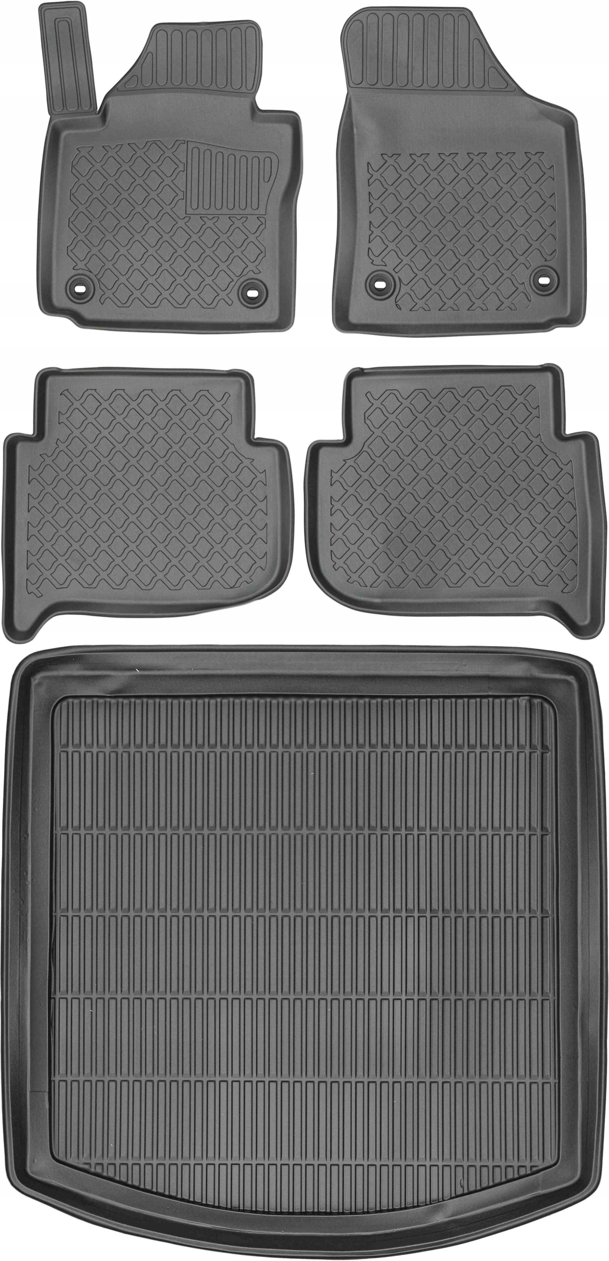Vw Touran Minivan 2003-2010 Koberce batožinový priestor