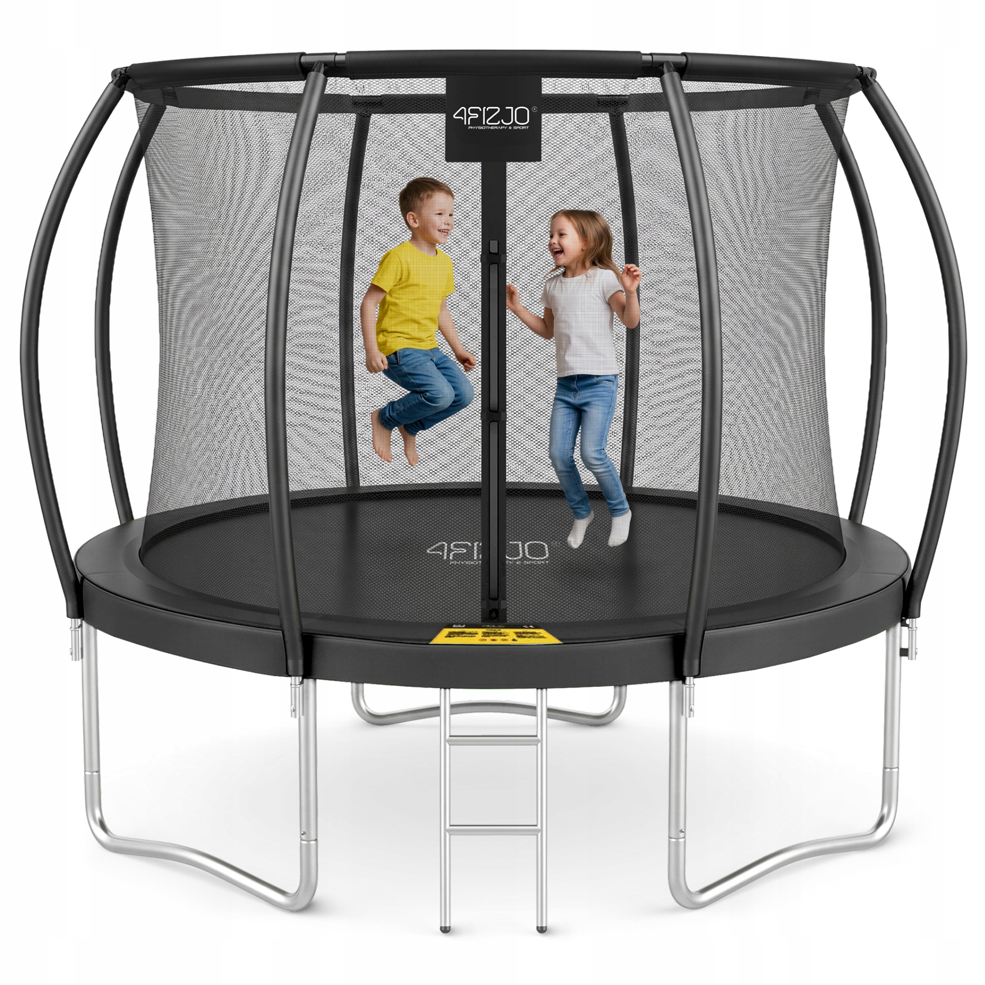 Trampolina Ogrodowa Dla dzieci Z Siatką Wewnętrzną Pro 312cm 10FT Do 150kg