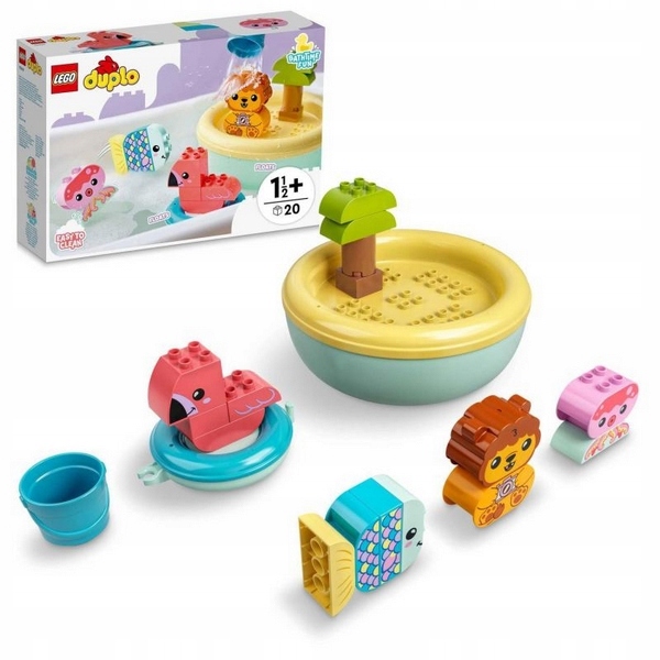 Lego Duplo 10966 Legrace ve vaně: Plovoucí ostrov se zvířátky