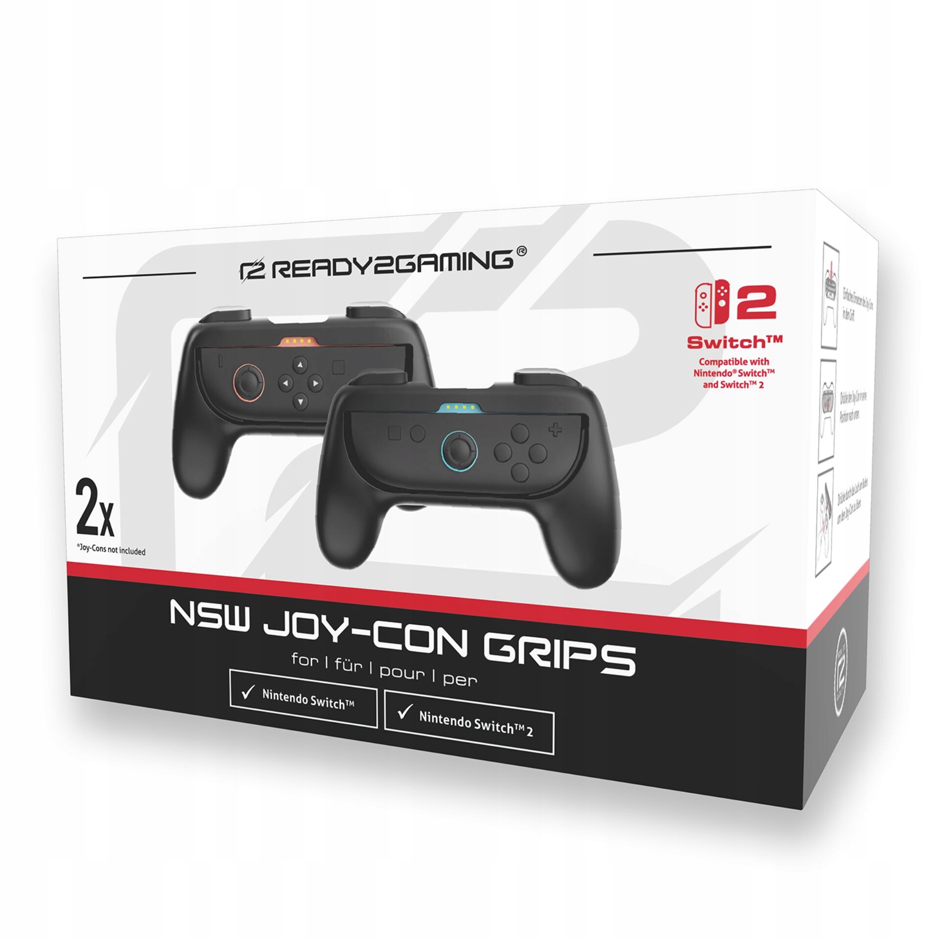 Ready2gaming Nintendo Switch 2 GRIPS 2er Pack