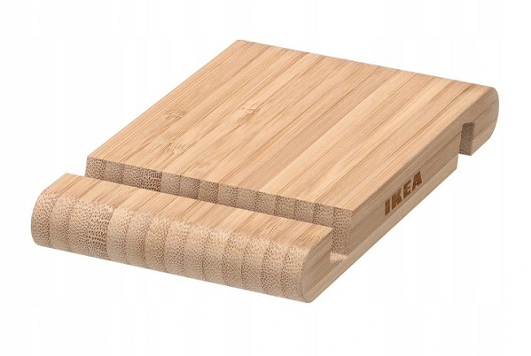 IKEA BERGENES UCHWYT NA TELEFON, SMARTFON BAMBUS