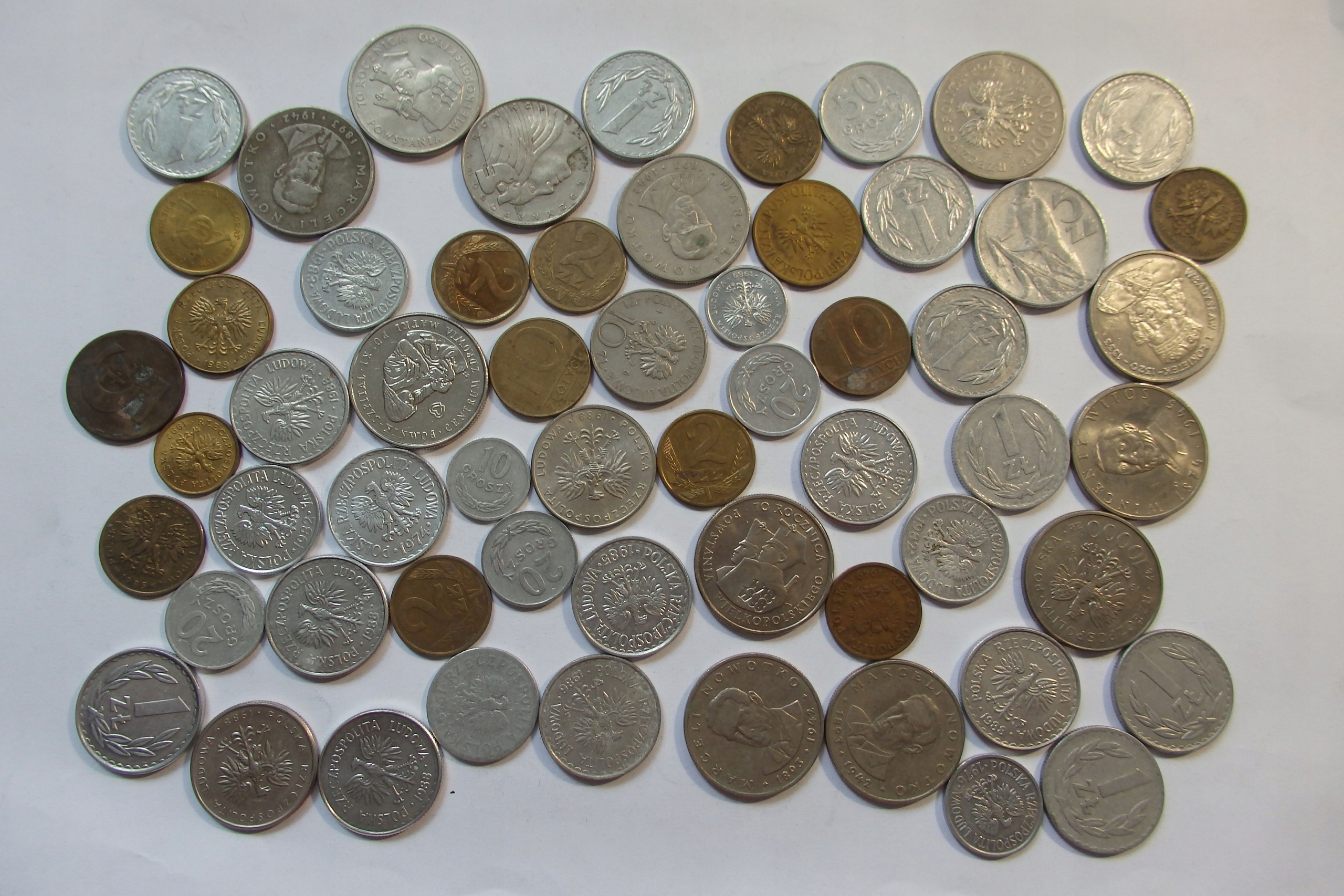 Zestaw monet PRL, MIX 250g, X9705