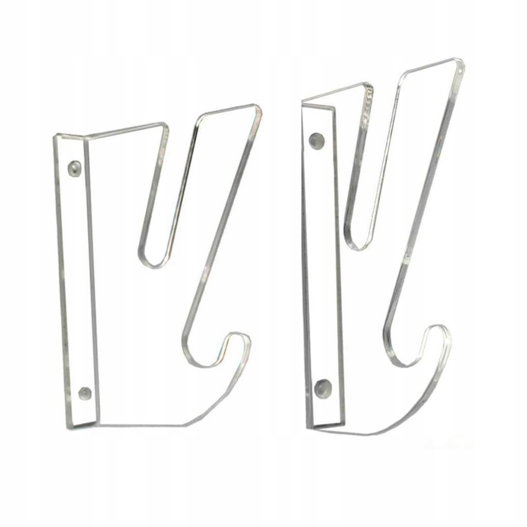 Skateboard Wall Mount Display Rack Organizer Horizontal Snowboard clear Marka bez marki