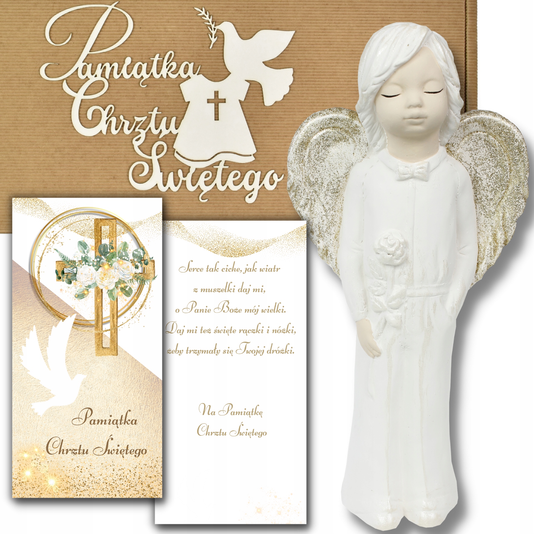 

Chrzest Figurka Anioła Stróża Ozdoba