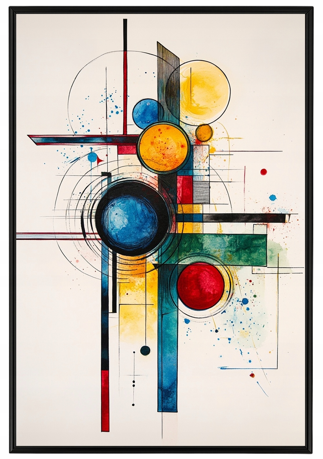 Plakát Rámeček Rámem, Grafika, Abstrakce, Geometrie, Kompozice, 40x60