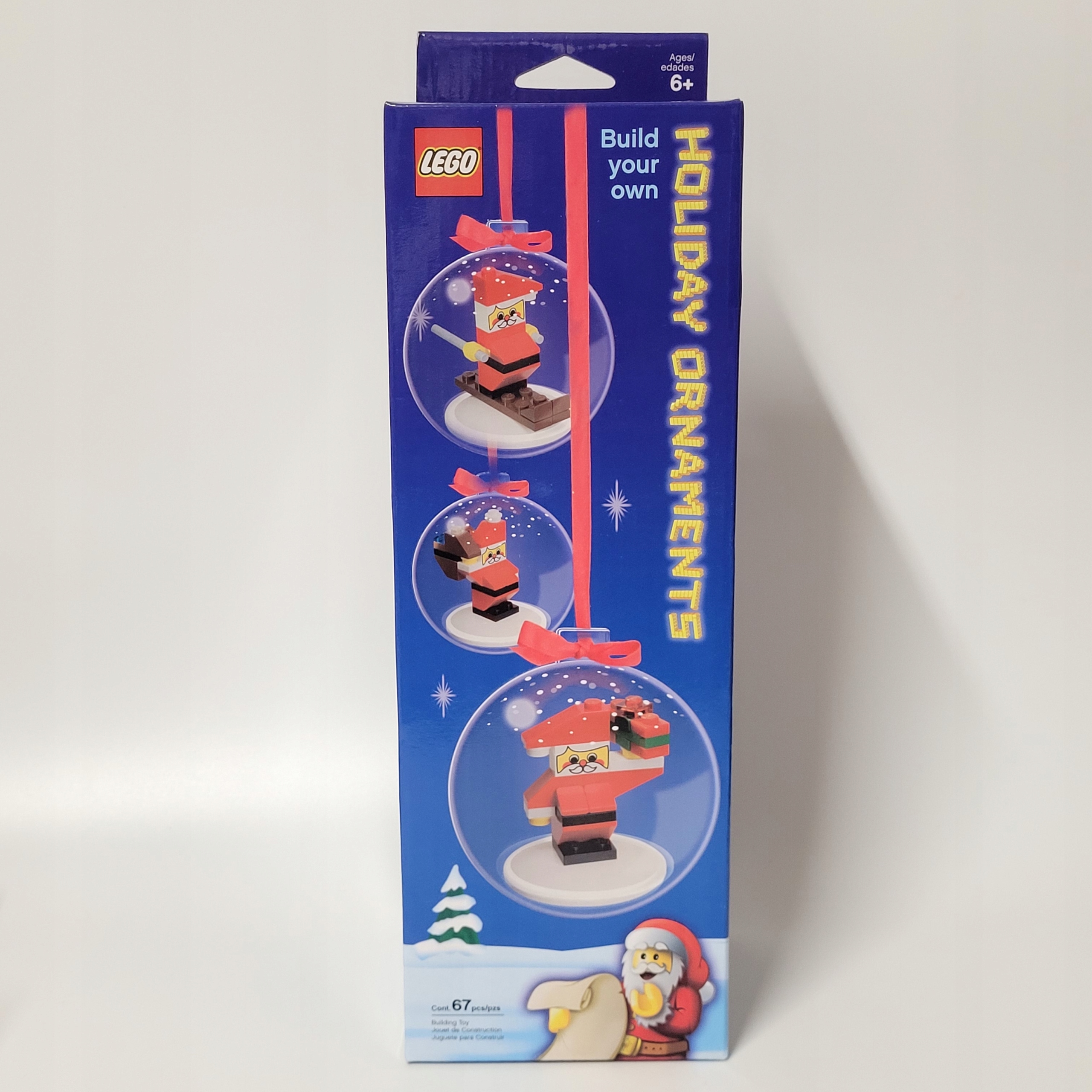 Lego 852744 Świąteczny Zestaw Bombki Święty Mikołaj Ozdoba Choinkowa figurk