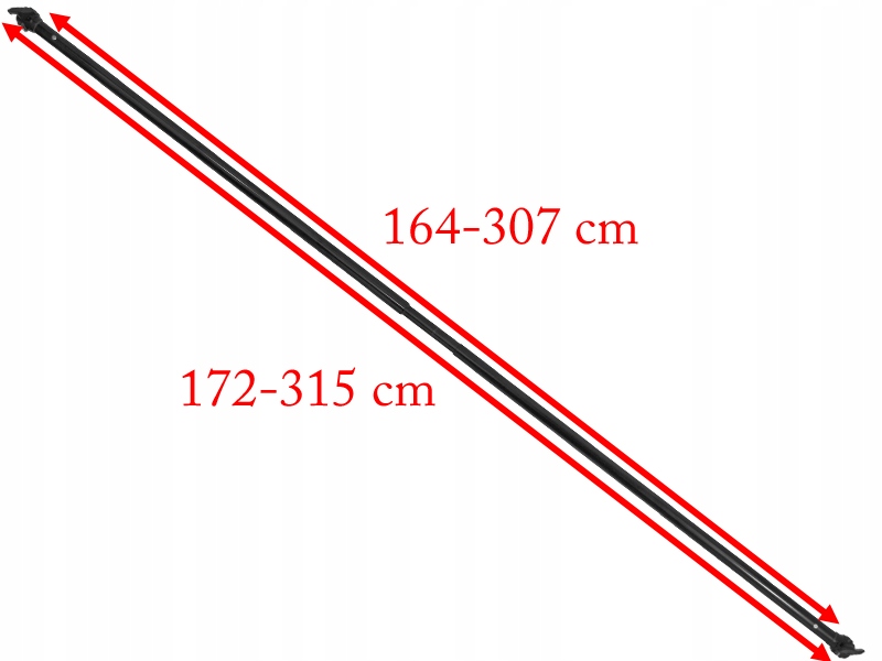 ZESTAW DO TEŁ TŁA = 2x STATYW 2x KLIPS POPRZECZKA Zawartość zestawu Statyw