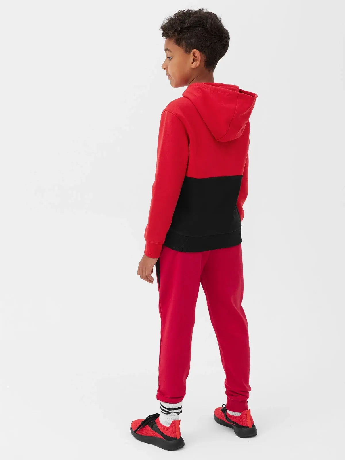 BLUZA CHŁOPIĘCA 4F DRESOWA Z KAPTUREM AW23M628 Bohater brak