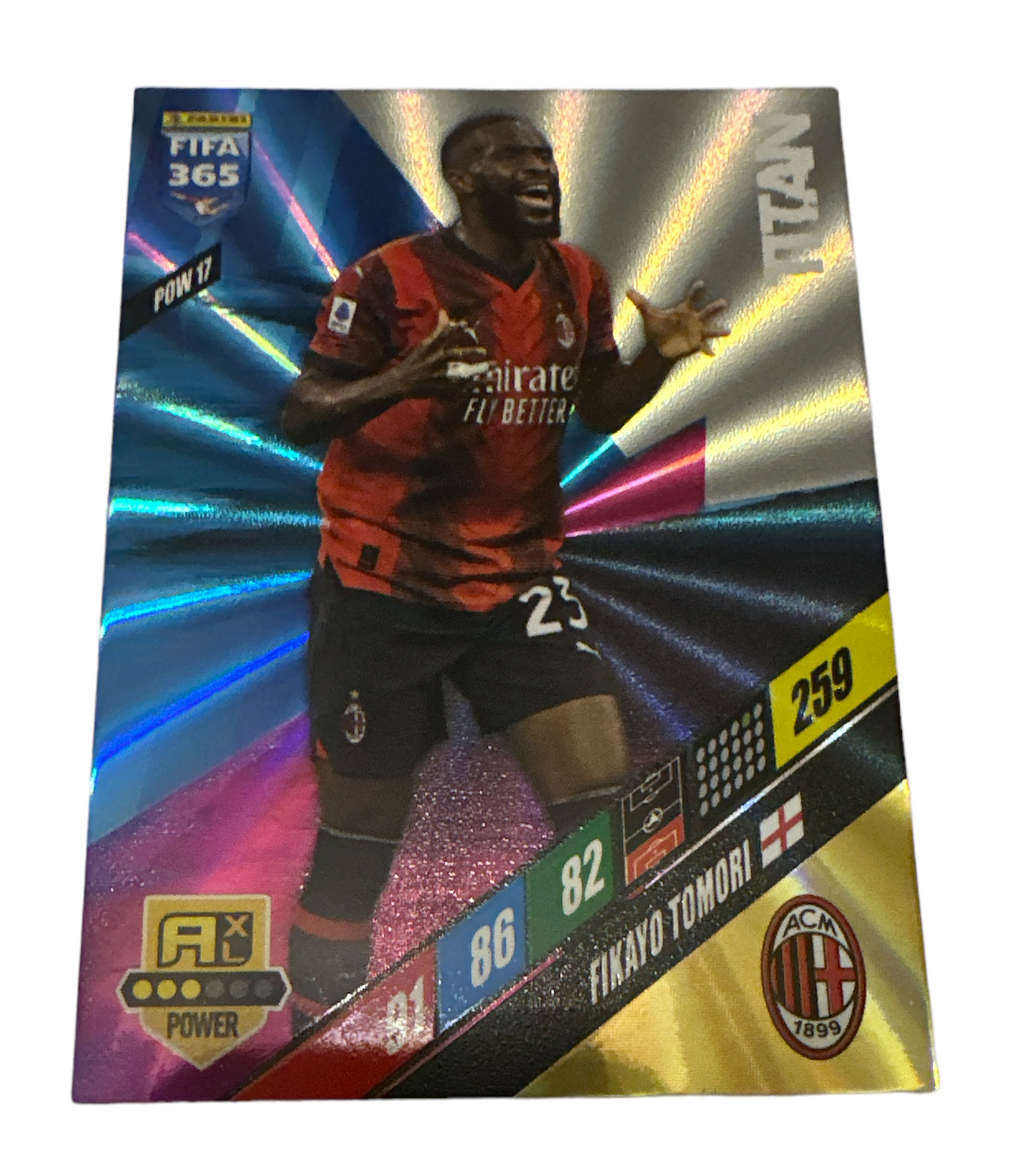 Fifa 365 2024 Adrenalyn Power Titan Pow 17 Tomori