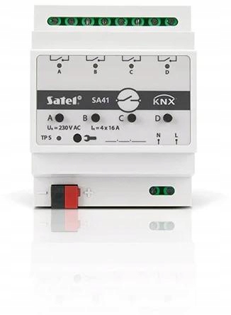 Satel Knx 4-kanálový prepínací herec KNX-SA41