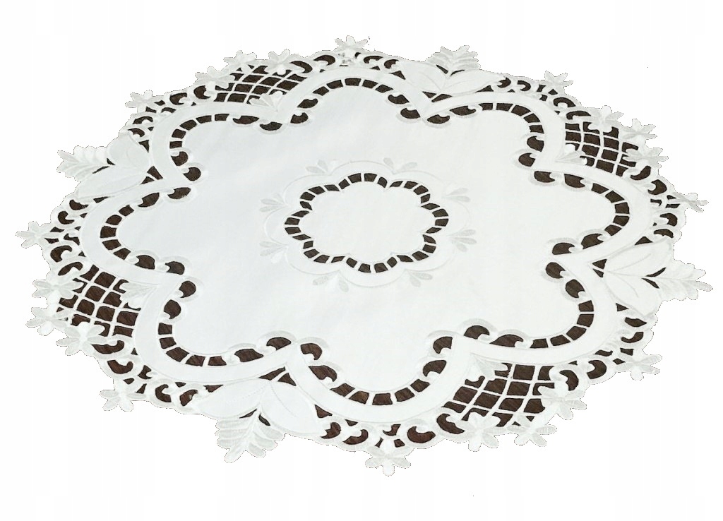 

Bieżnik Nakładka 60cm Dekoracyjna Na Stół Biała