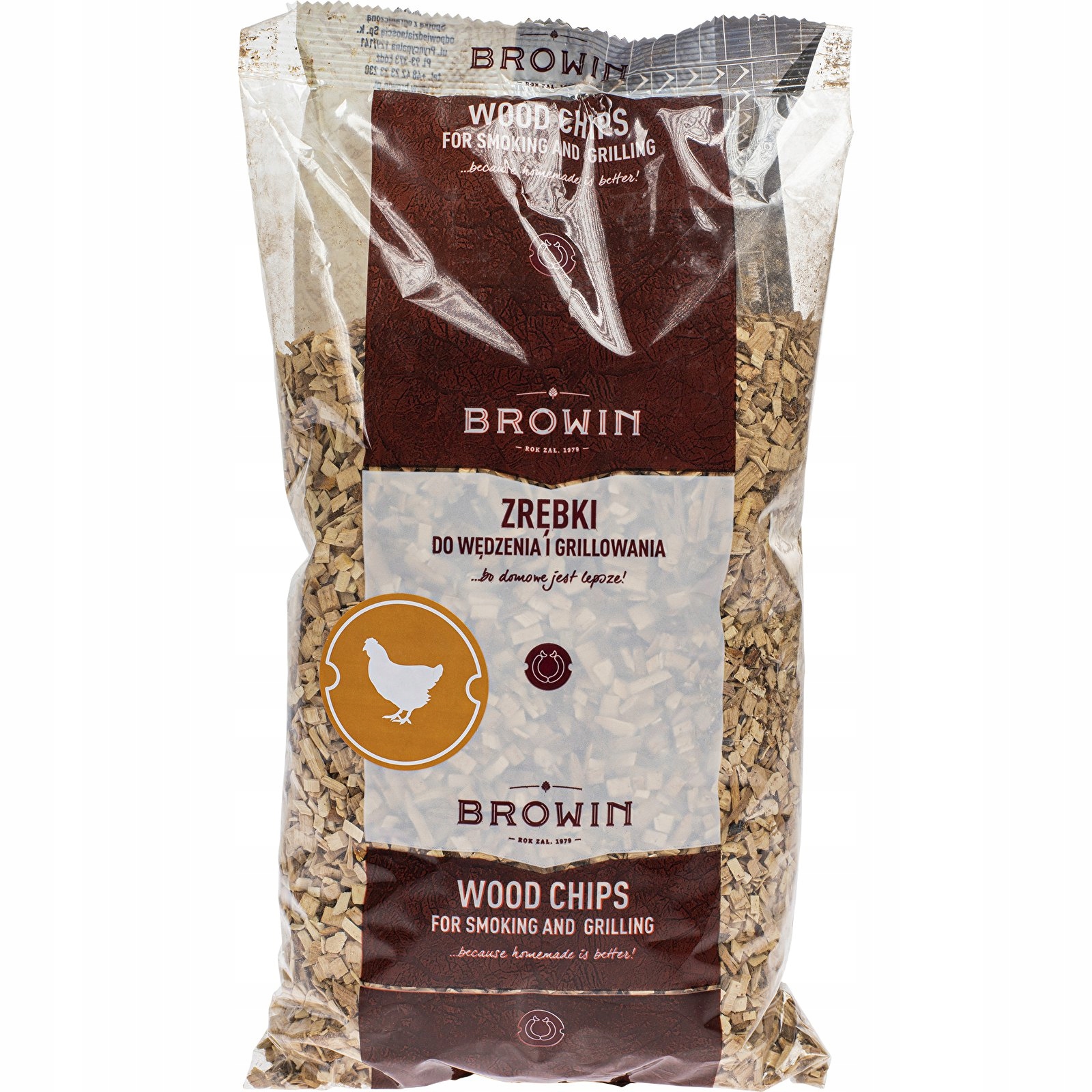 

Zrębki do wędzenia grillowania drobiu 650g Browin
