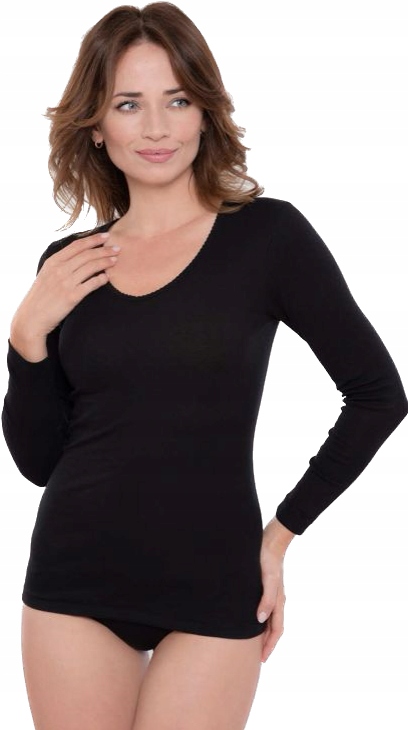 

Wadima 10214 Podkoszulka Bawełna rękaw czarna XXXL