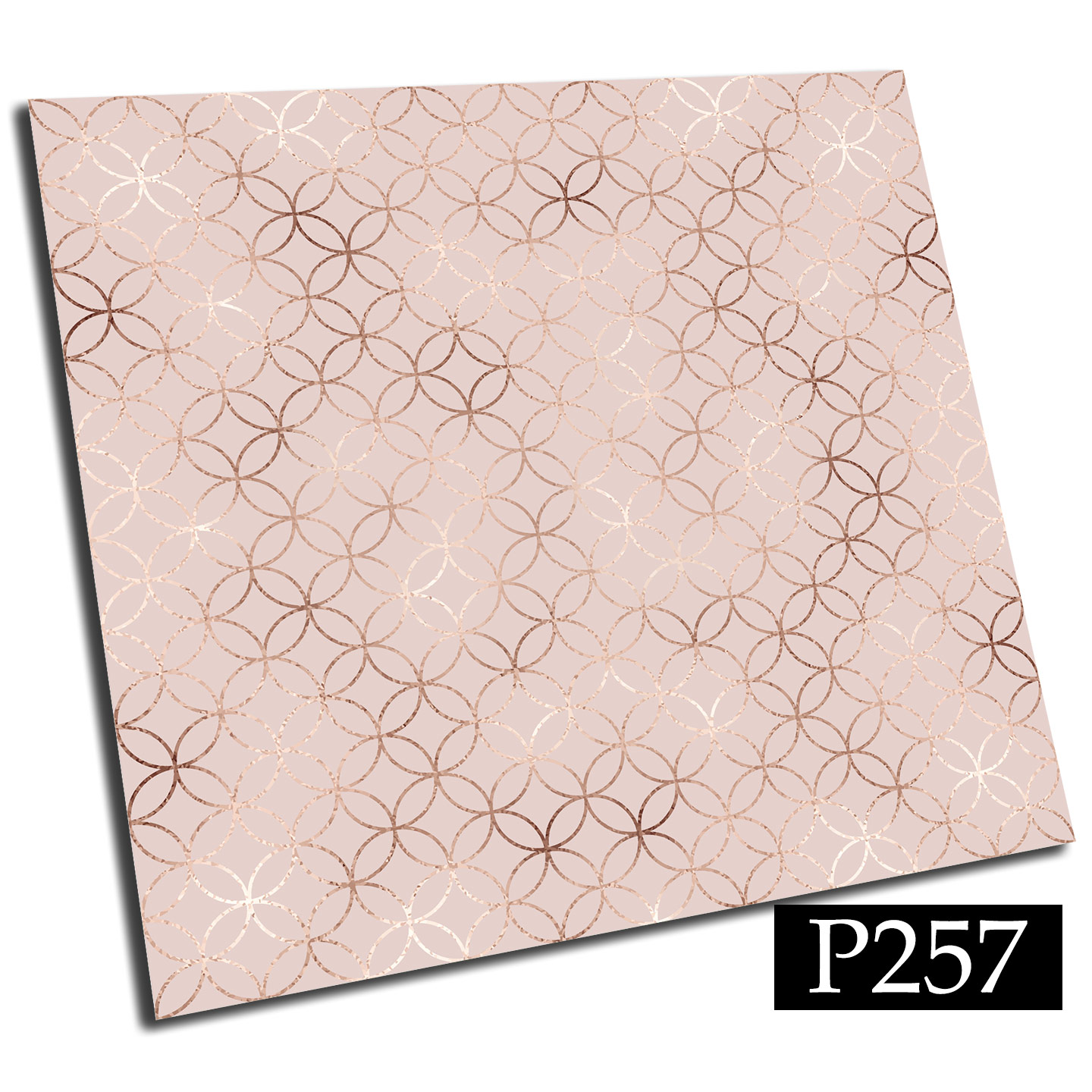 Płytki PCV samoprzylepne 20cm Róż Złoto Orientale