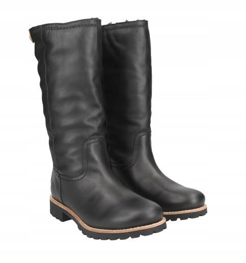 Panama Jack Dámské Kožené Kozačky S Logem 42 Ž_e