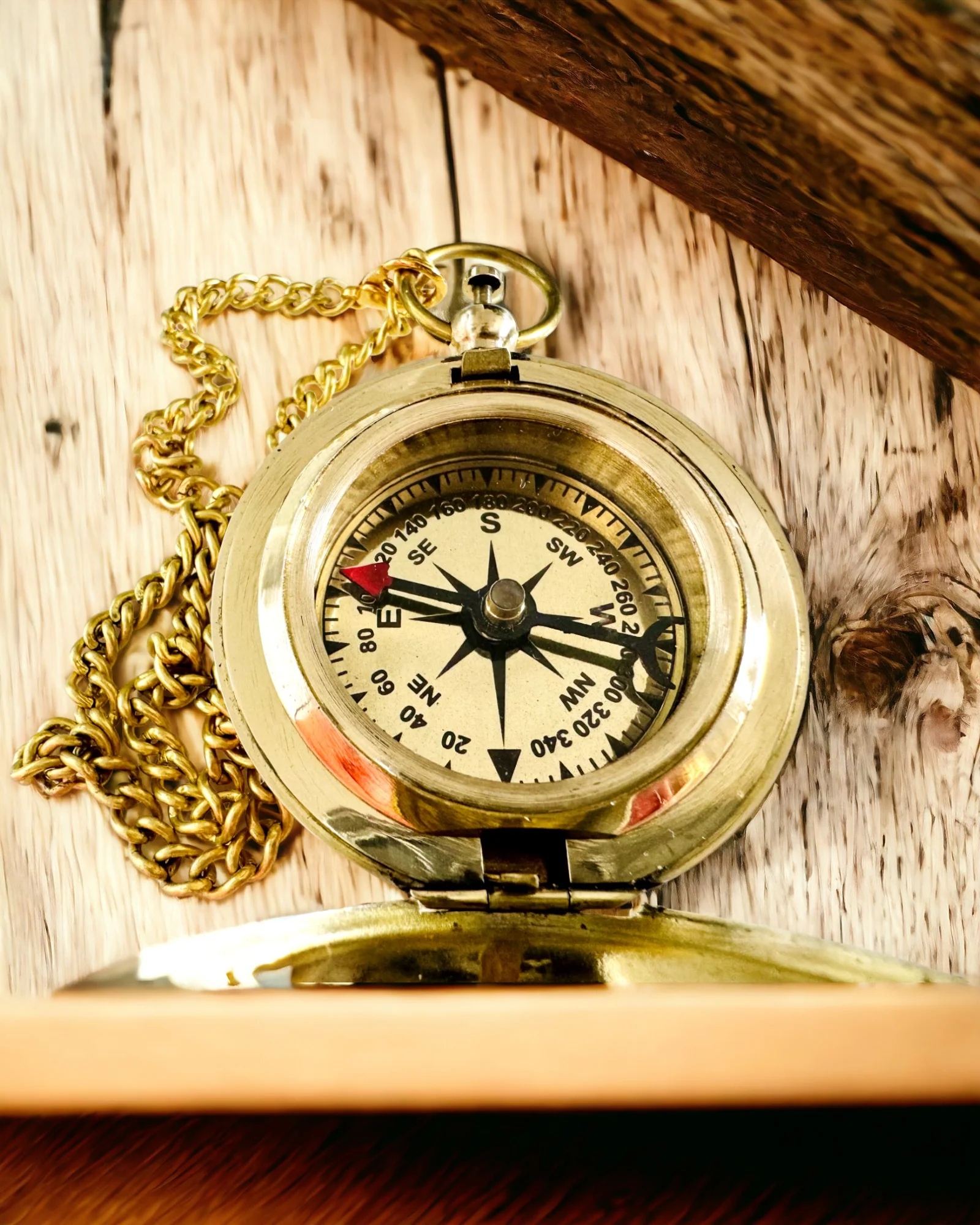 Złoty Kompas "Przygoda" - Elegancki Nawigator Odkryć