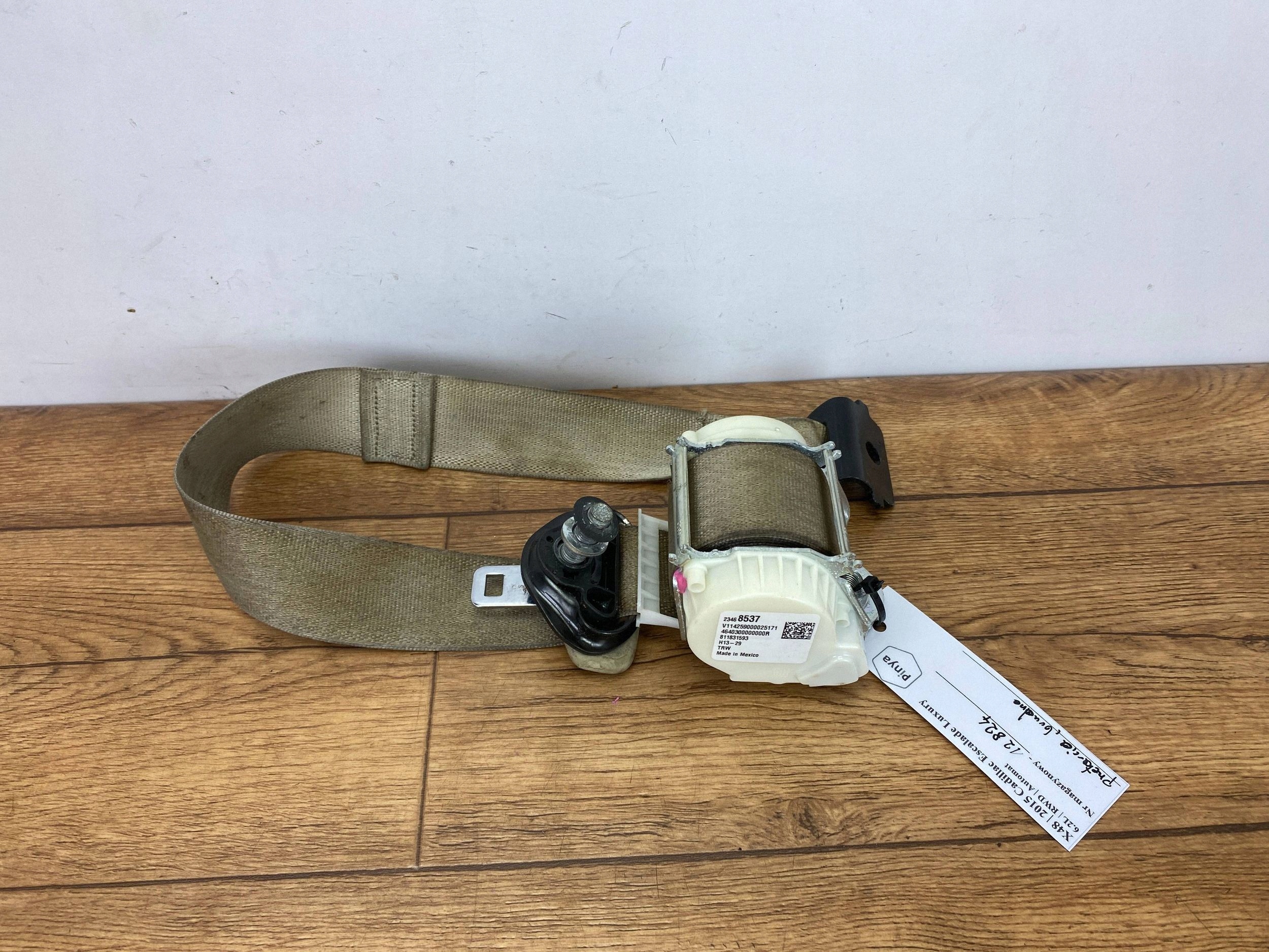 hinten Gurten Sicherheits Cadillac Escalade IV 2015+