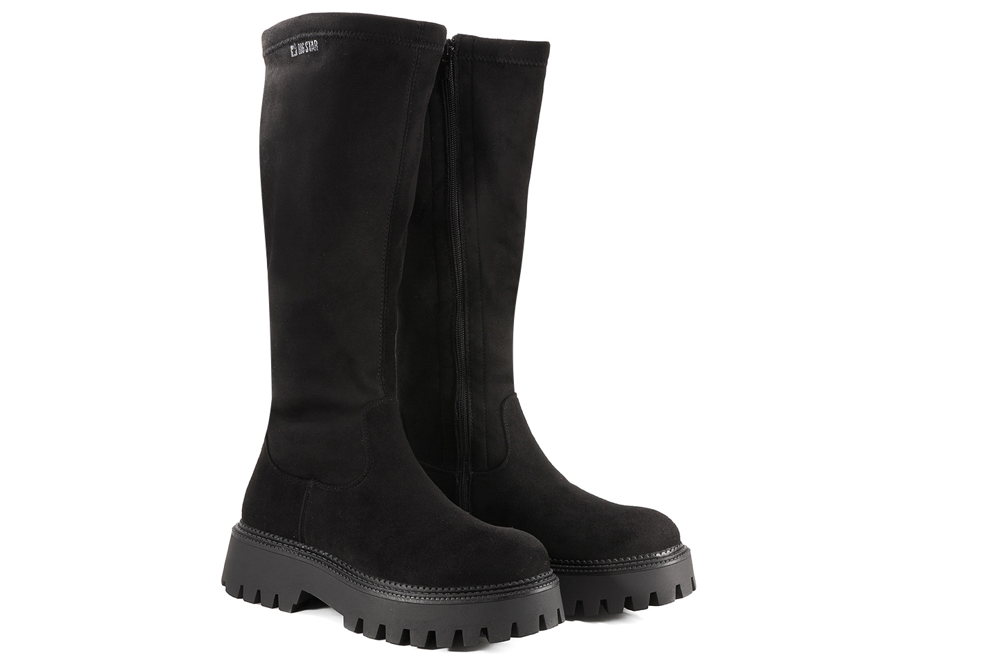 Big Star OO274734 Dámské Zimní Vysoké Zateplené Kozačky Na Platformě 41