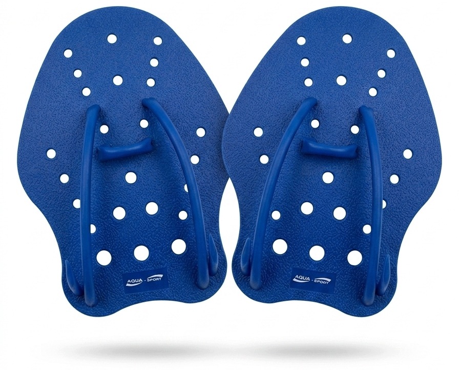 Wiosełka do pływania Aqua-Sport Paddle na dłonie basen Swim Hand r. M