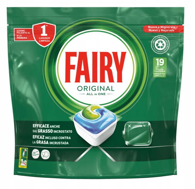 

Fairy Original Tabletki Do Zmywarki 19SZT