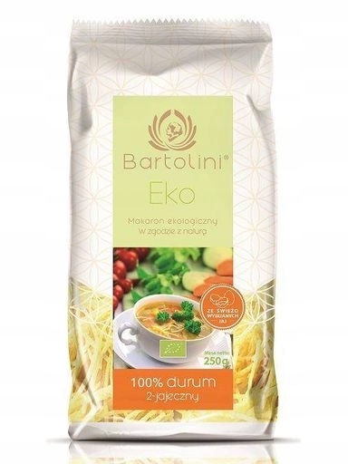 Levně 7X Bartolini Těstoviny durum 2-vaječné krajanka střední Bio 250 g