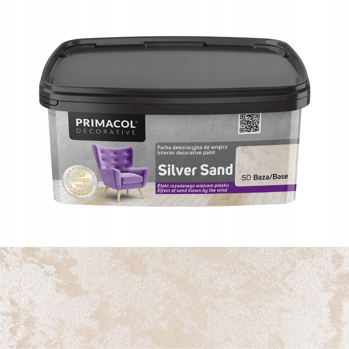 

Farba Silver Sand 1l Baza S0 farba dekoracyjna