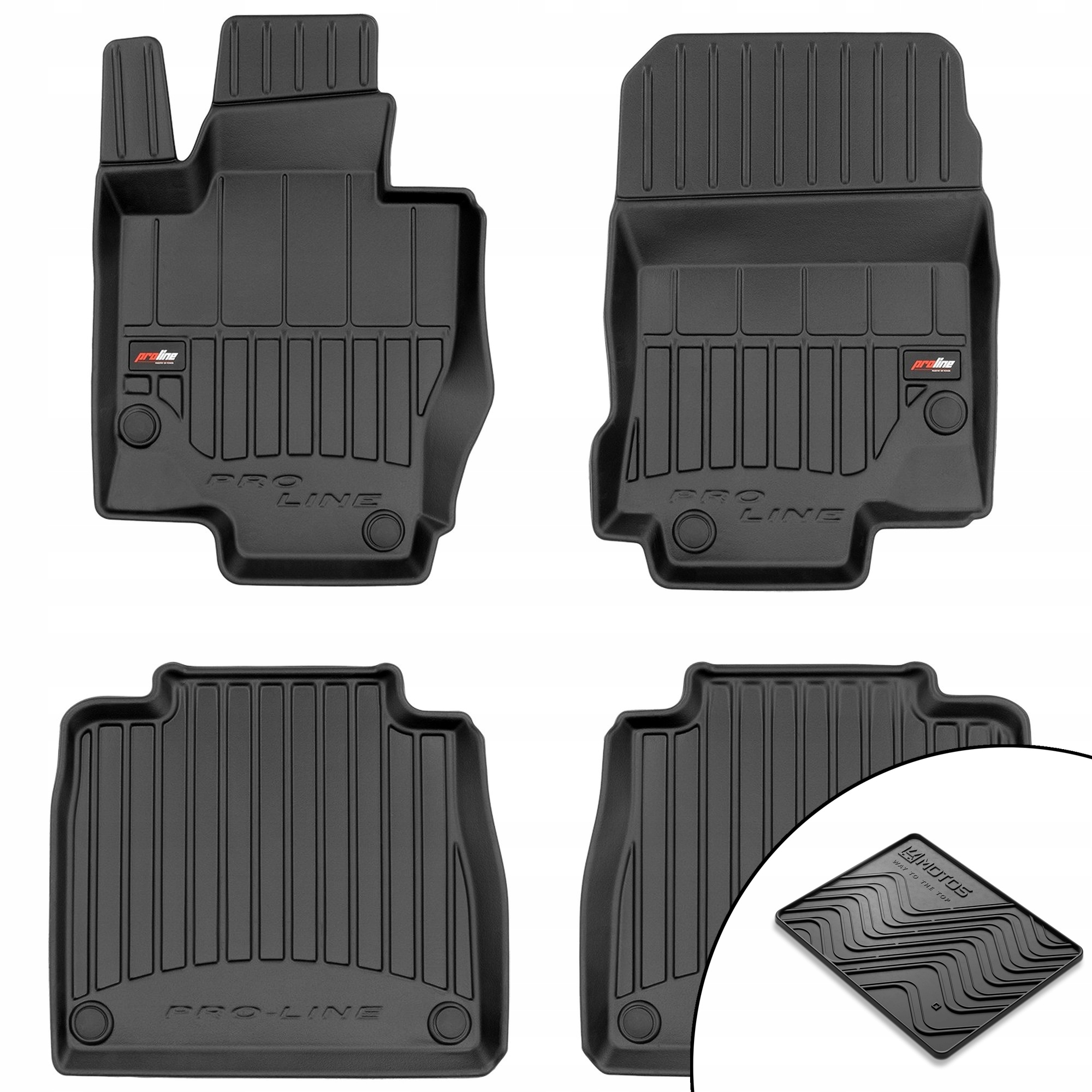 3D gumové rohože Mercedes-Benz Gls X167 od roku 2019 rohož zdarma