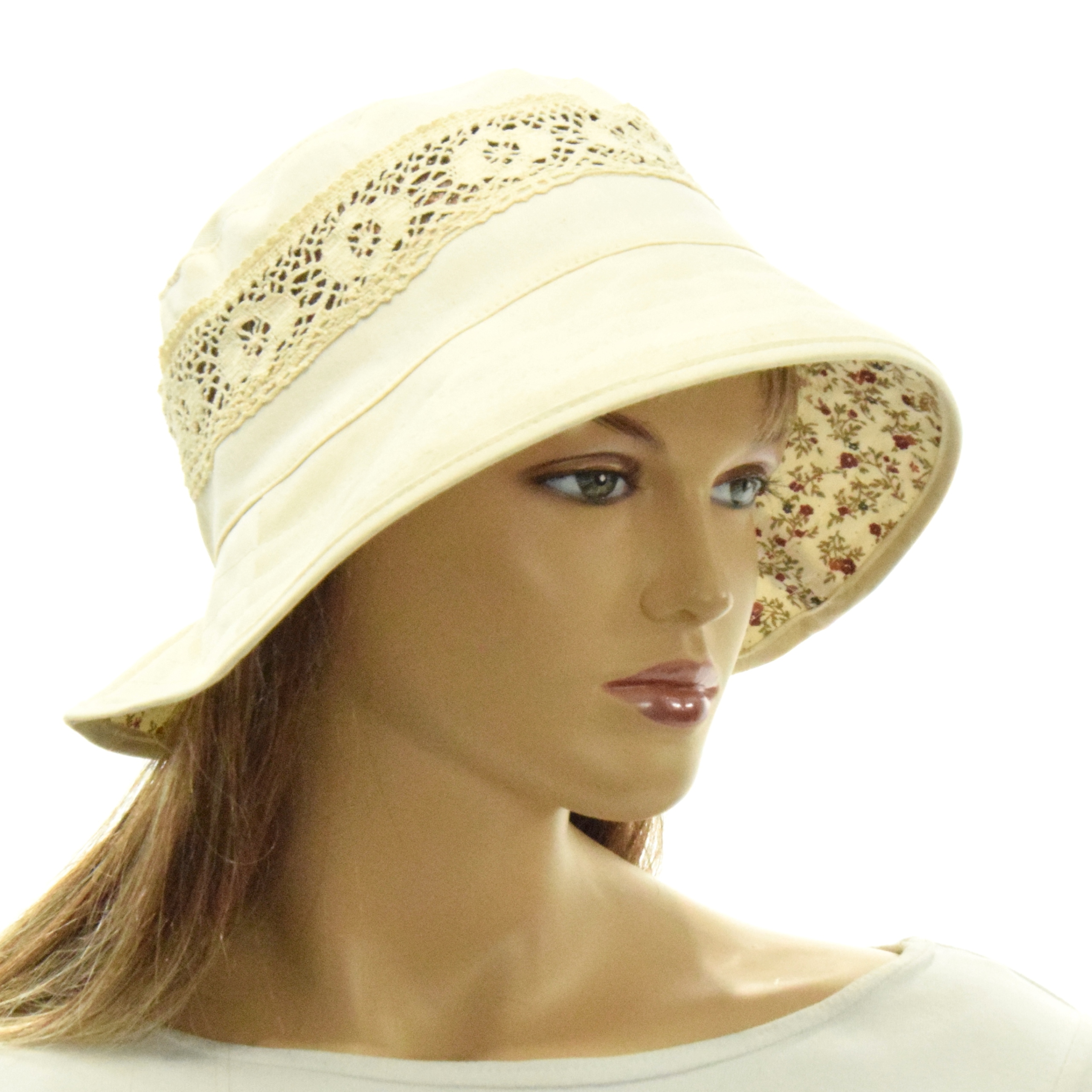 Kapelusz letni, bawełniany - "VIKI"