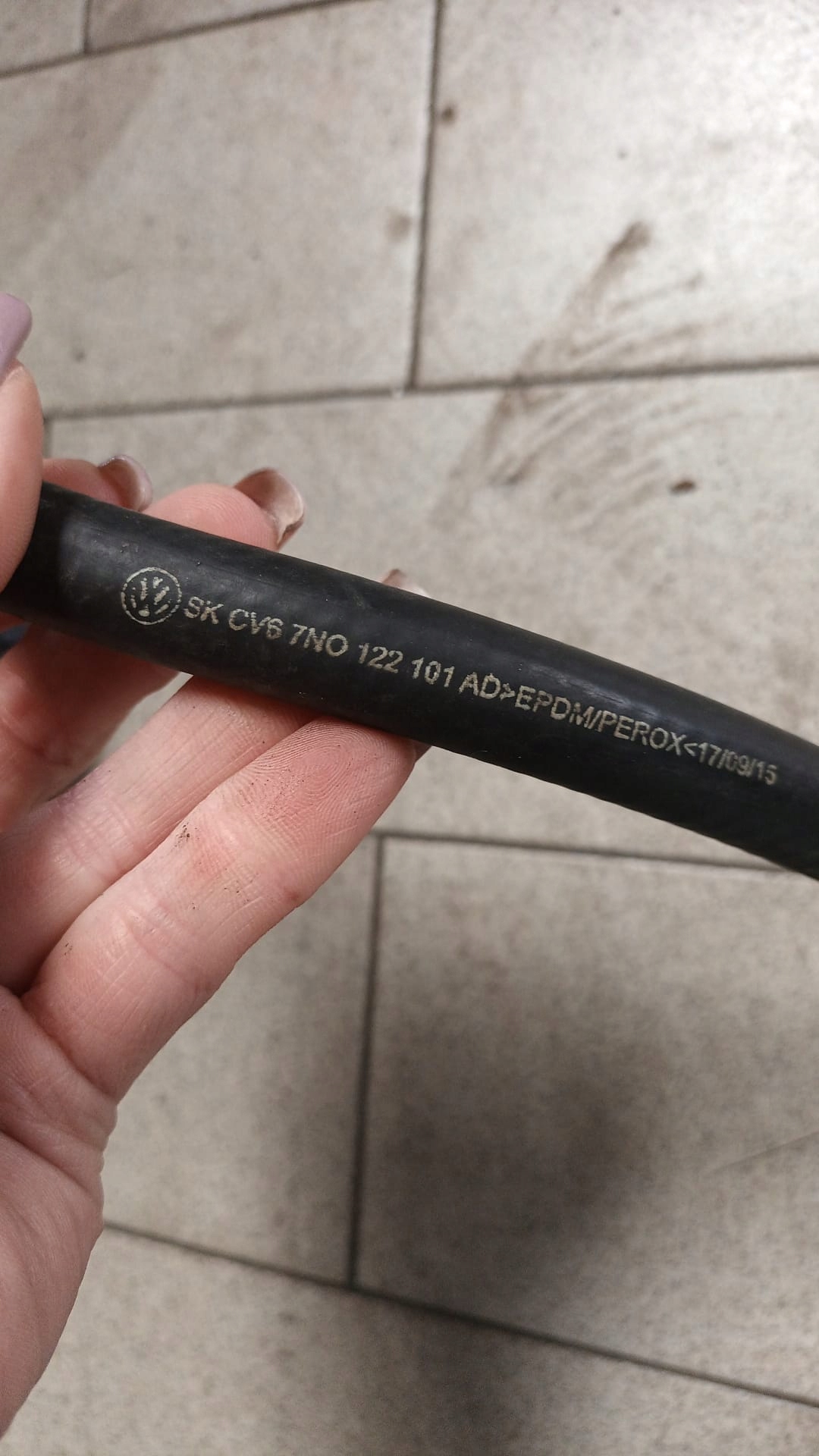 pipe hose of the engine SHARAN 7N0122291E 7N0122101AD