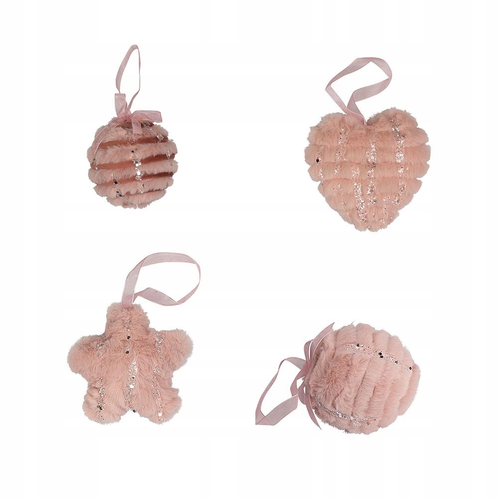 

Zawieszki Choinkowe Pluszowe Bombki 3 12SZT