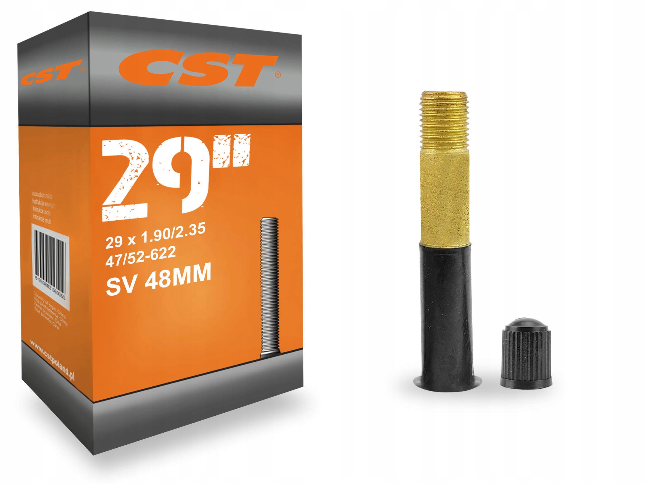 Dętka rowerowa 29x1,90/2,35 700x47/52 AV48 mm