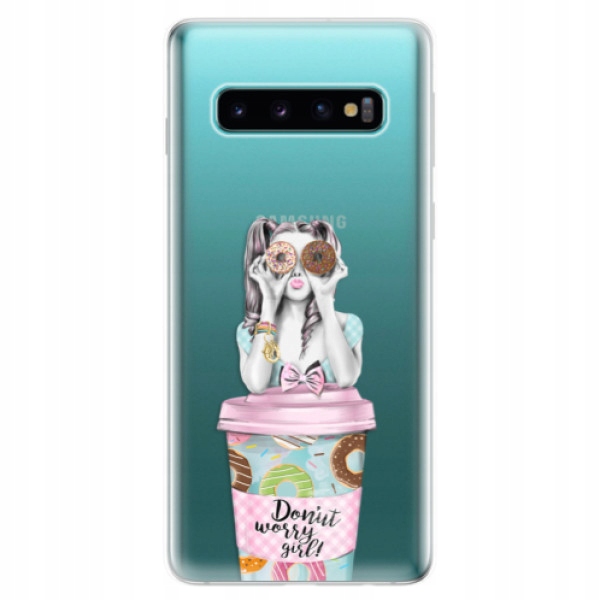 Silikonowe etui iSaprio Donut Worry do Samsung Galaxy S10