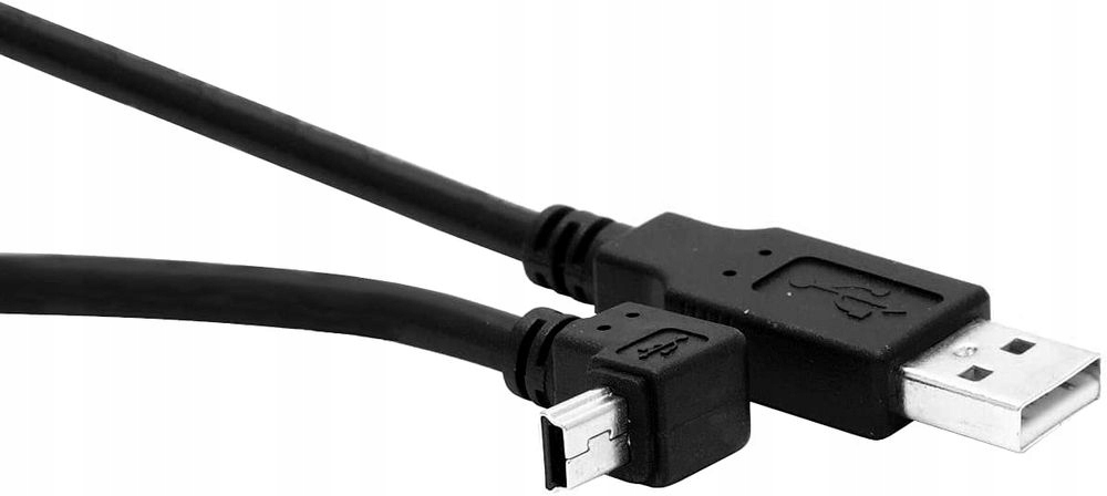 

Przewód Kabel Usb A - mini Usb 1.8m kątowy