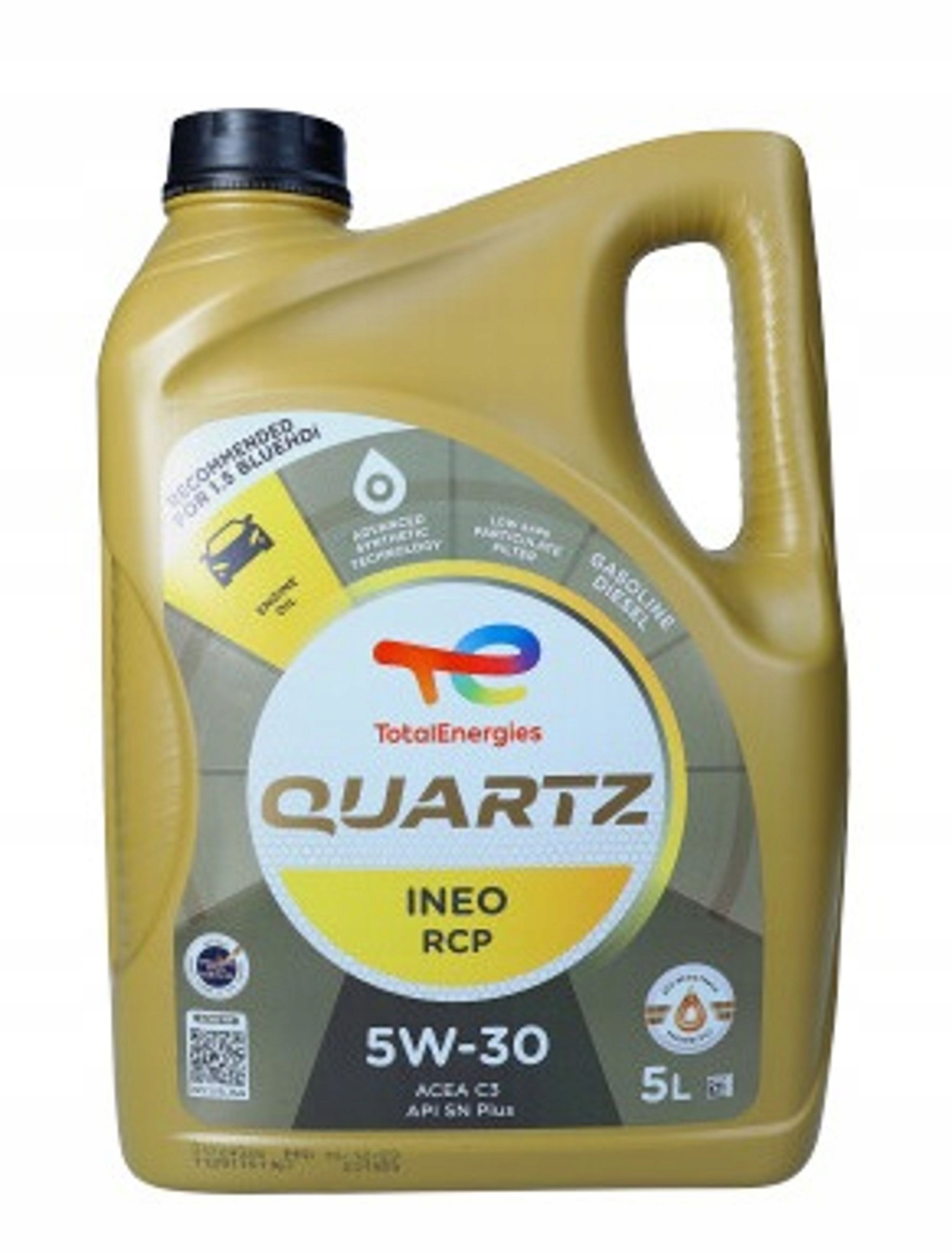 Olej Total Quartz 5W30 5L Ineo Rcp C2 Sn+ Stellantis FPW9.55535/03